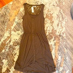 Never worn high low button down dress